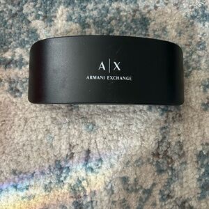 Armani Exchange Classic Black Glass Case